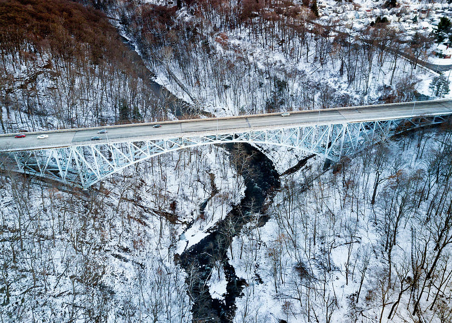 High Level Bridge Winter Photograph by Tim Fitzwater