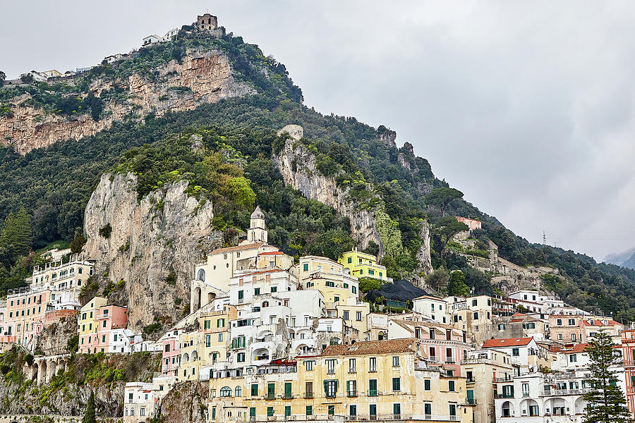 High mountain on the Amalfi coast Photograph by Maxim Sbitnev