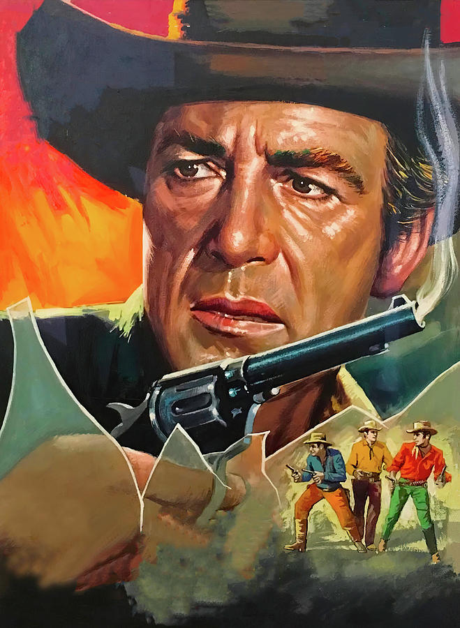 High Noon, 1952, movie poster painting by Macario Gomez Quibus Painting by Movie World Posters