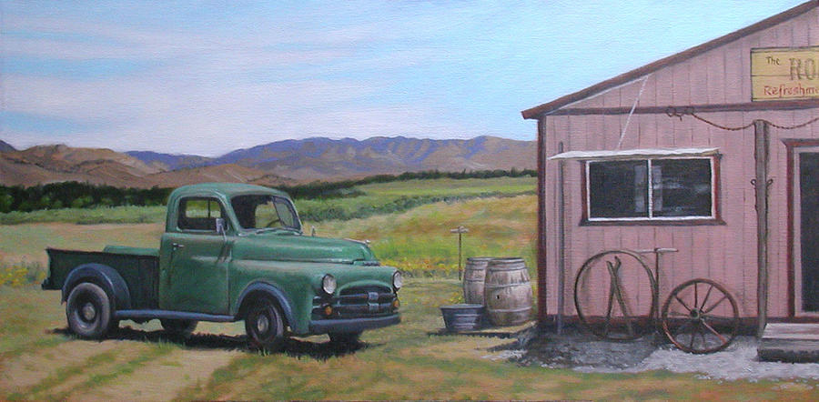 High Noon at Hogwash Painting by Todd Cooper