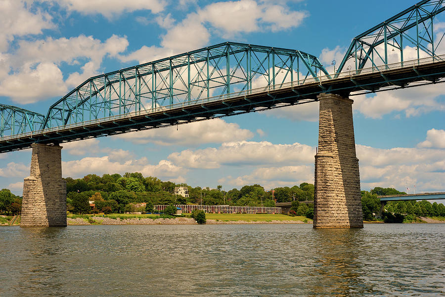 High pedestrian bridge, Chattanooga Photograph by Kenneth Sponsler ...