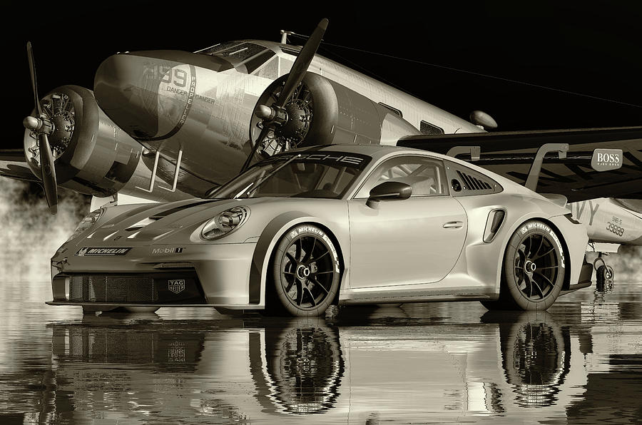 High Performance Porsche 911GT 3 RS Digital Art by Jan Keteleer