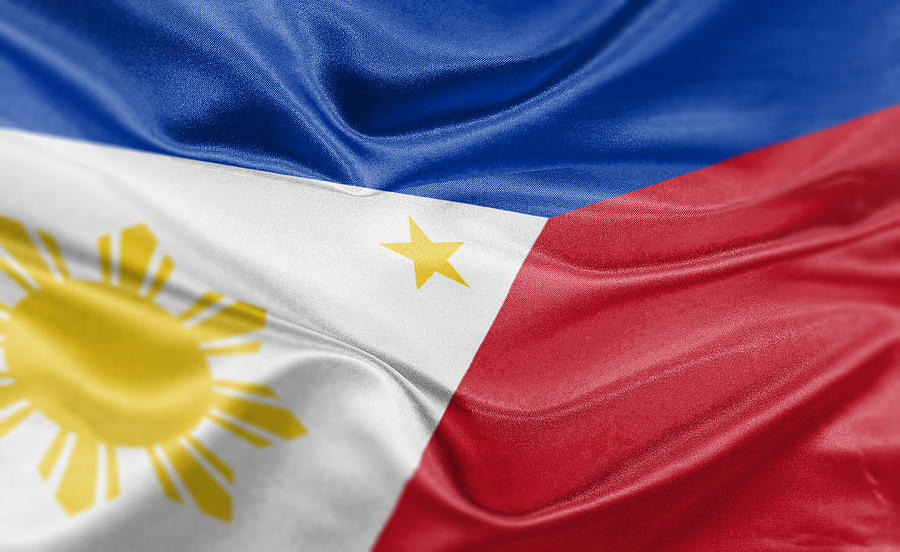 High resolution digital render of Philippines flag Drawing by Mariano Sayno