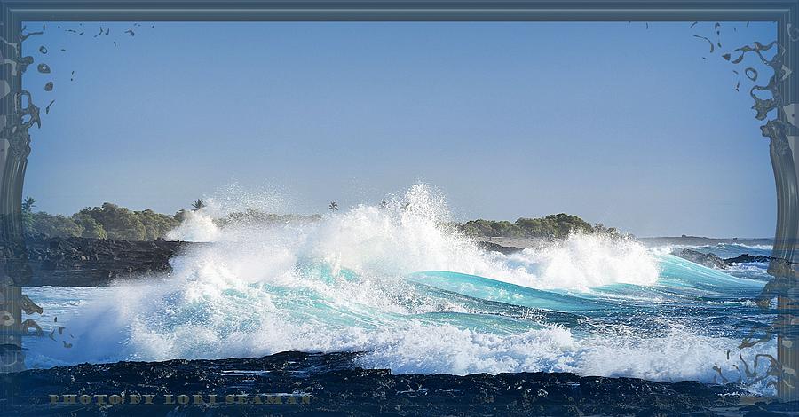 High Surf Backside Photograph by Lori Seaman