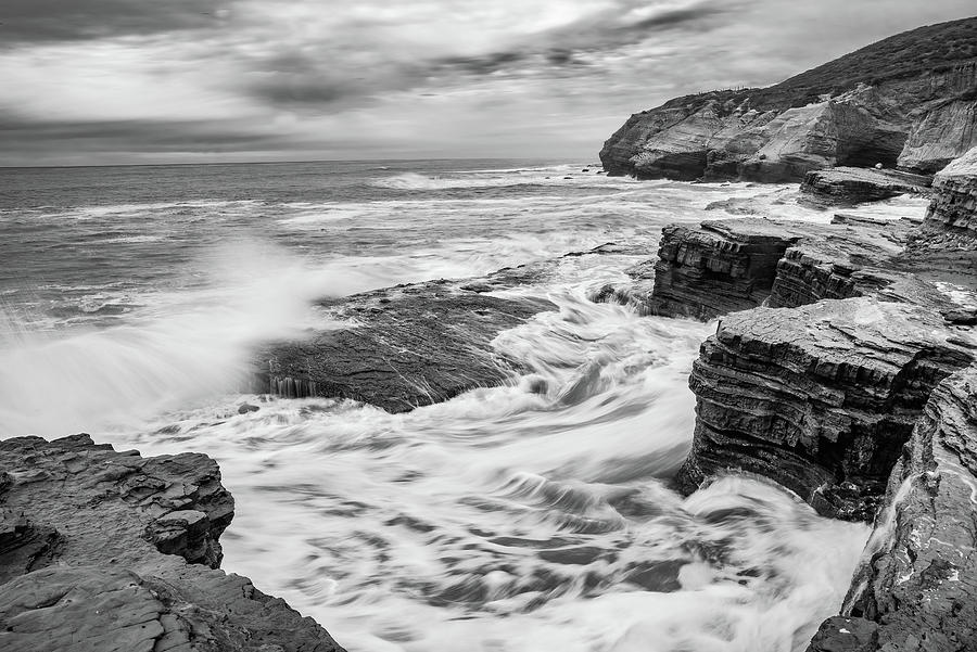 High Tide At Sunset Cliffs Photograph by Local Snaps Photography Fine
