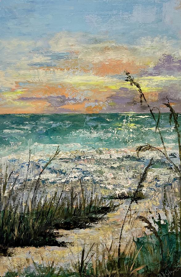 High Tide Sunrise Painting by Barbara Hammett Glover - Fine Art America