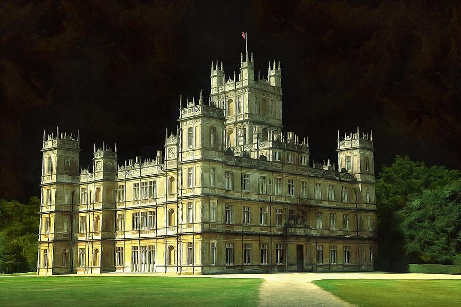 Highclere Castle Digital Art Painting Print Digital Art by Caterina Christakos Highclere Castle Digital Art Painting Print Digital Art by Caterina Christakos
