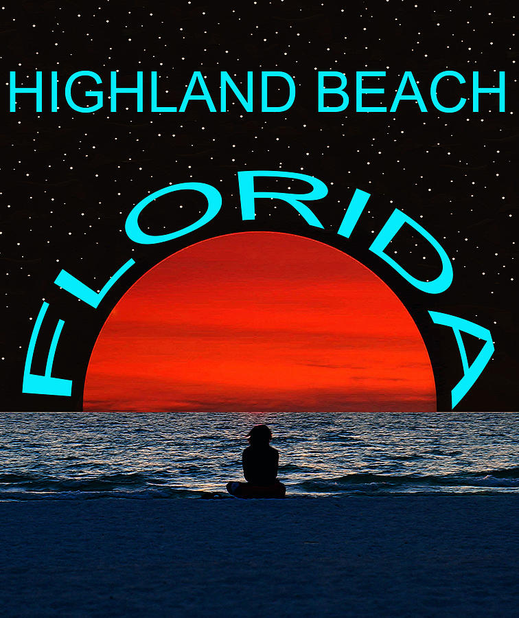 Highland Beach Florida Dream Girl Mixed Media by David Lee Thompson