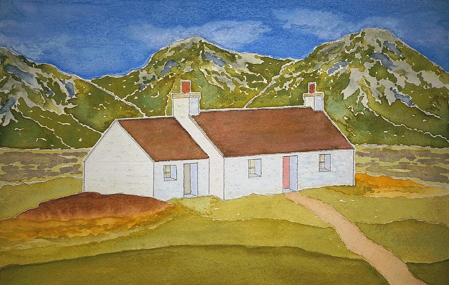 Highland Home Painting by John Klobucher