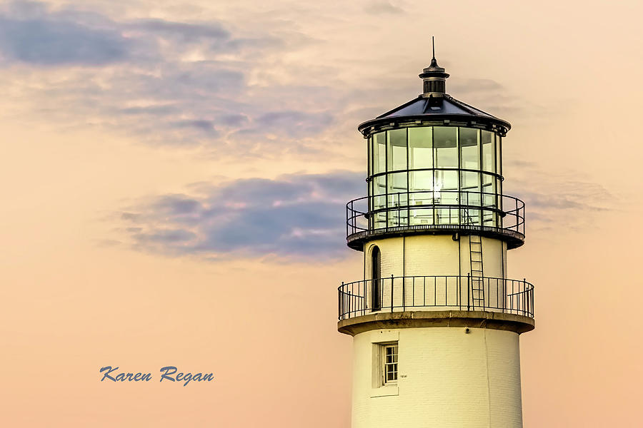 Highland Light Against The Clouds Photograph by Karen Regan - Fine Art ...