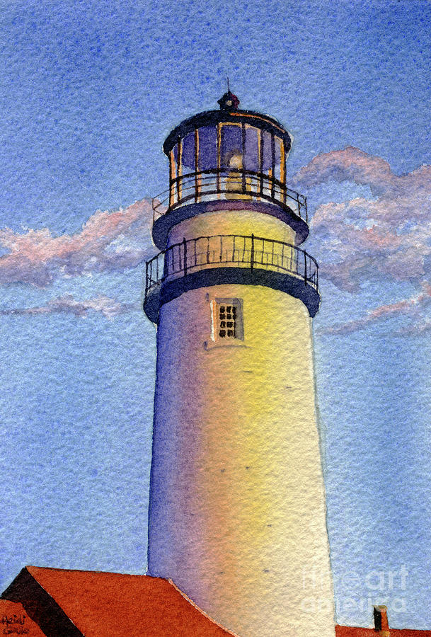 Highland Lighthouse Painting by Heidi Gallo