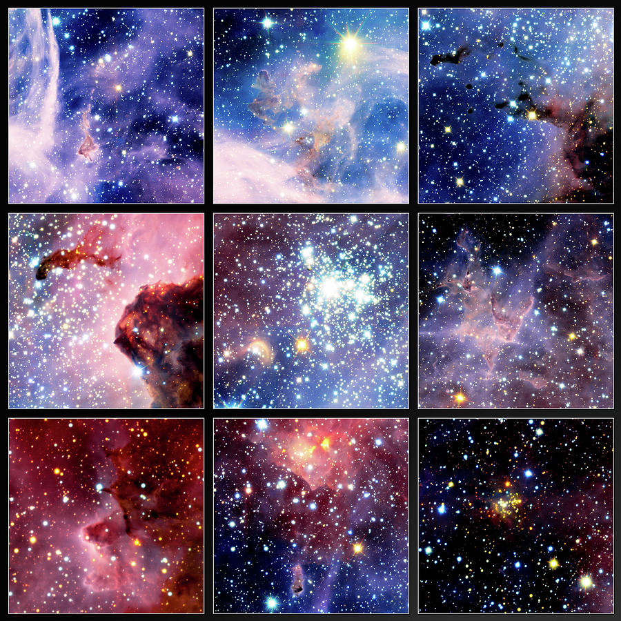 Highlights Of The Carina Nebula Photograph