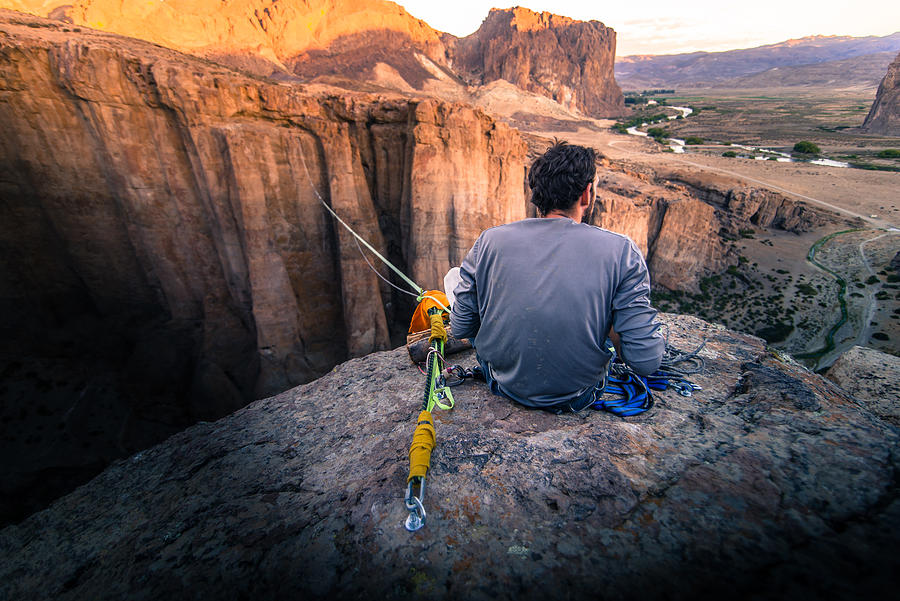 Highlining in Piedra Parada, Argentina Photograph by Alex Eggermont