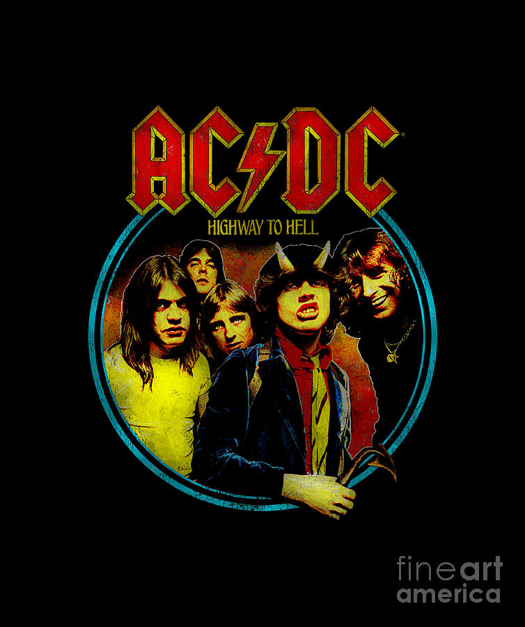 Hightway To Hell ACDC Digital Art by Triono Triono - Fine Art America
