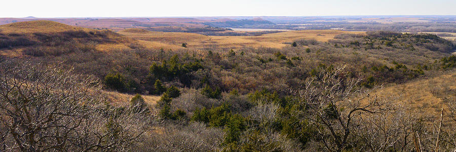 Highway 177-Konza Prairie Lookout-Manhattan KS Photograph by Andy Romanoff Highway 177-Konza Prairie Lookout-Manhattan KS Photograph by Andy Romanoff