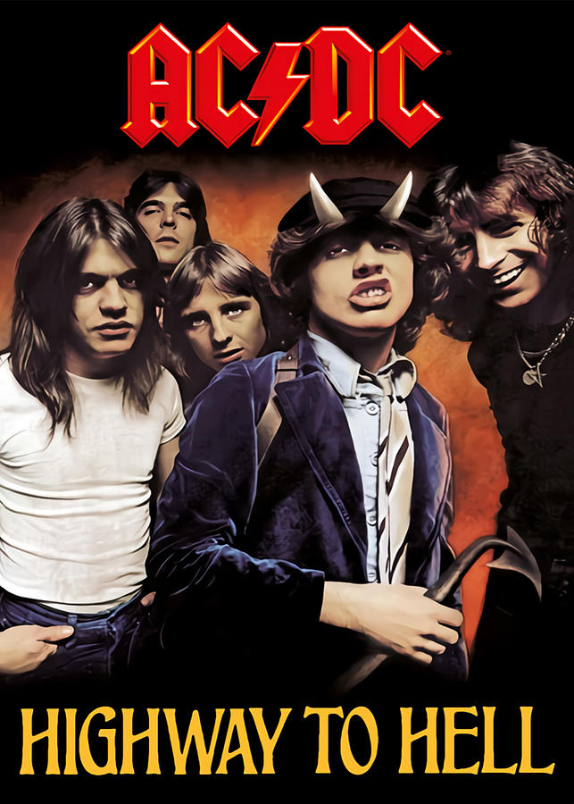 Highway to Hell ACDC Digital Art by Amelia Ros | Pixels