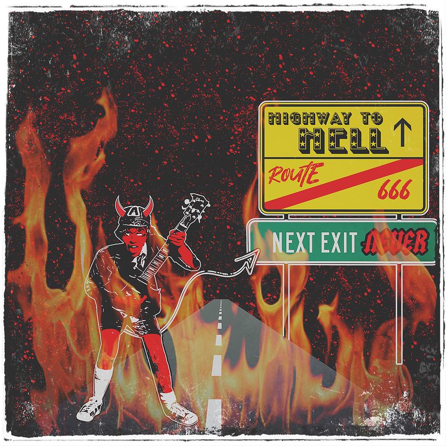 Highway To Hell Digital Art by Christina Rick