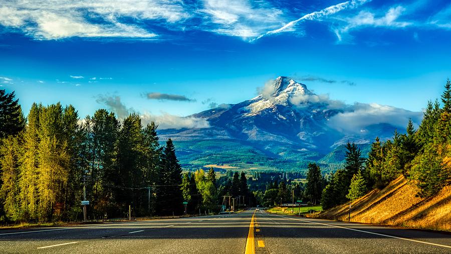 Highway View Of Mount Hood Photograph by Mountain Dreams - Fine Art America