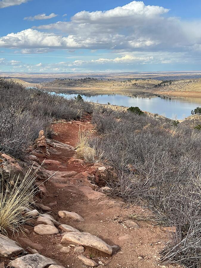 Hike at Horsetooth Reservoir Photograph by Christy Pooschke