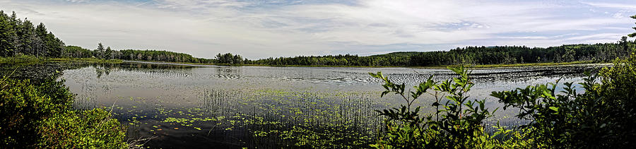 Hike By the Lake Panorama Photograph by Doolittle Photography and Art