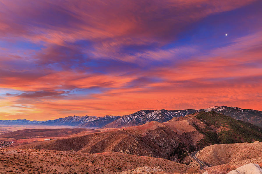 Hiking Above Carson City Sunrise 5 Photograph by Marc Crumpler