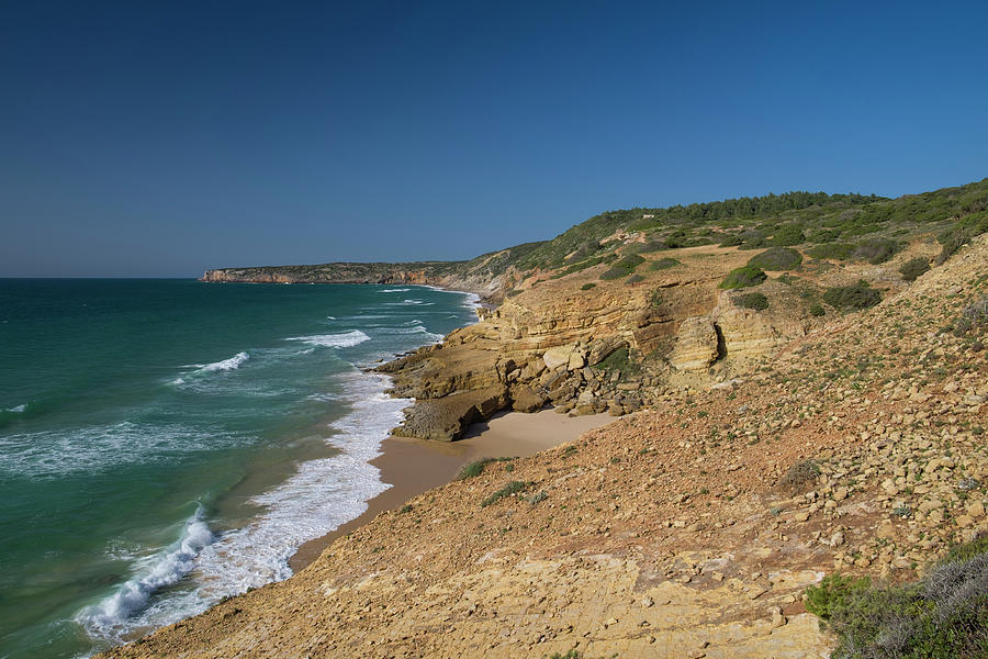 hiking Algarve coastline Photograph by David L Moore