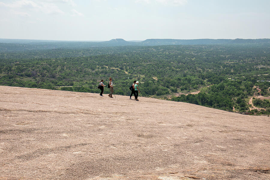 Hiking to Celebrate My Mothers 85 Years at Enchanted Rock Photograph by Brigitte Blanchette Thompson Hiking to Celebrate My Mothers 85 Years at Enchanted Rock Photograph by Brigitte Blanchette Thompson