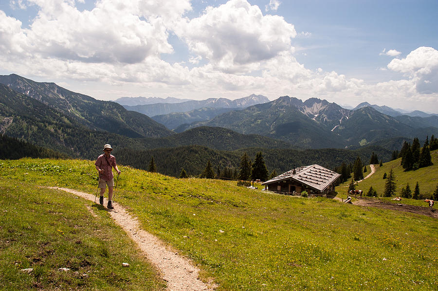 Hiking in Bavaria Photograph by Achim Lammerts