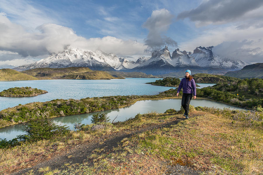 Hiking in Torres Del Paine Photograph by MB Photography