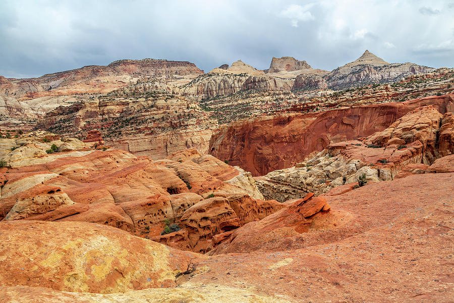 Hiking the Colorful Capitol Reef Photograph by Pierre Leclerc Photography