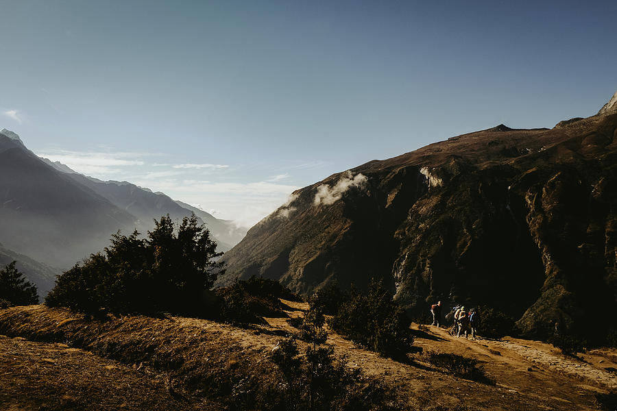 Hiking through the Himalaya Photograph by Moniek Kuipers - Fine Art America