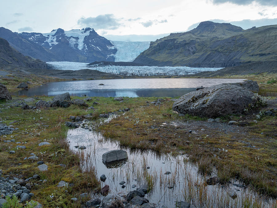 Hiking to Svinafellsjokull Glacier Photograph by Kristia Adams