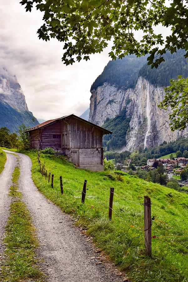 Hiking Trail in Lauterbrunnen Photograph by Debbie Hart | Fine Art America