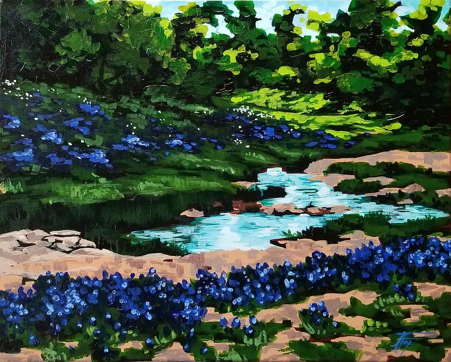 Hill Country Painting by Allison Fox