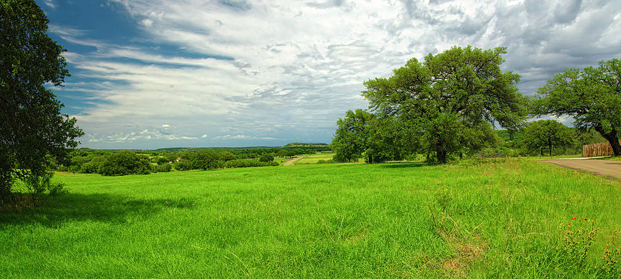 Hill Country Burnet County Rd 335 Panorama 2014 Photograph