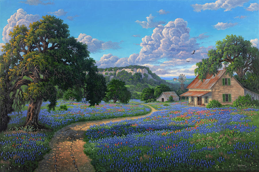 Spring Painting - Hill Country Calling by Kyle Wood