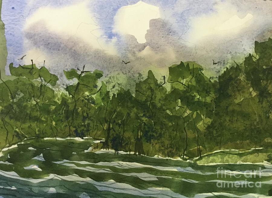 Hillsborough River Tampa Fl Painting by Mike King