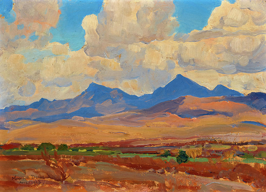 Native American Painting - Hills near Tumacacori Mission, Arizona by Maynard Dixon