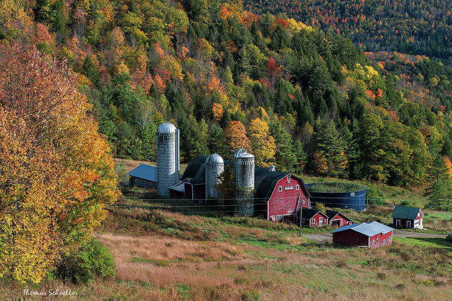 Hillside Acres Farm Vermont Photograph by Photos by Thom