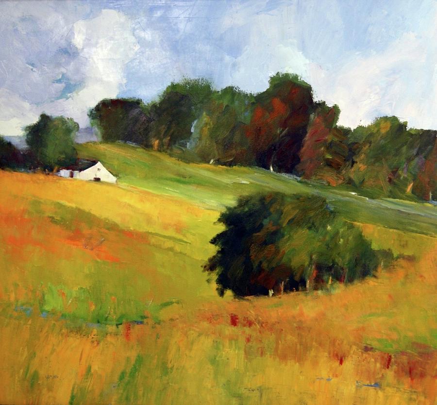 Hillside Barn Painting by Abbas Darabi - Fine Art America