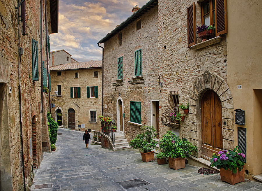 Hillside Town Photograph by Peter Aiken - Fine Art America