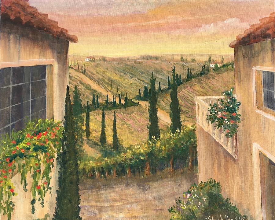 italian vineyard paintings