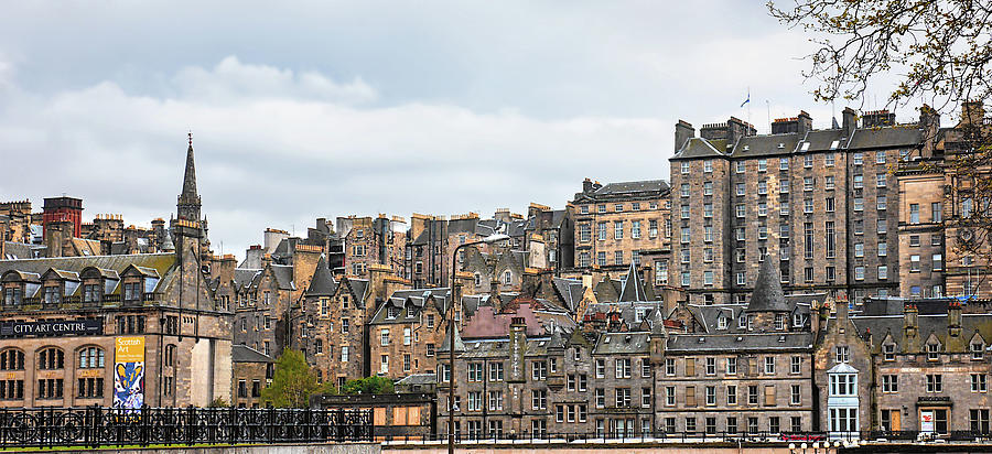 Hilly Skyline of Edinburgh Photograph by Lexa Harpell
