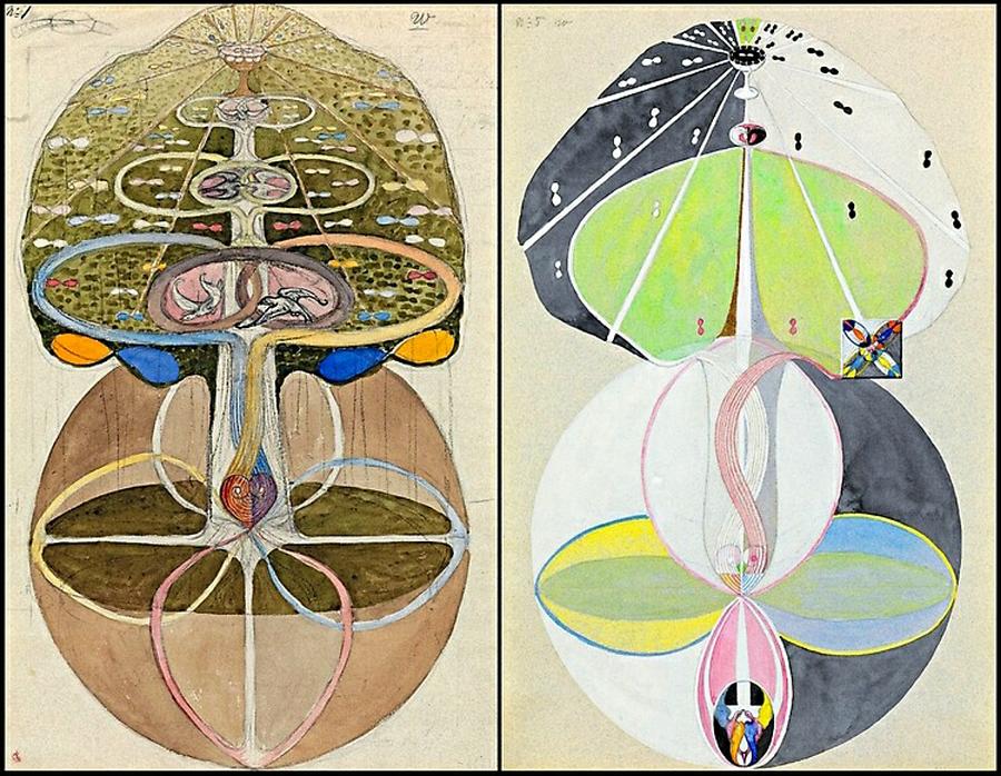 Hilma Af Klint - The Tree Of Knowledge Painting by Hilma Af Klint ...