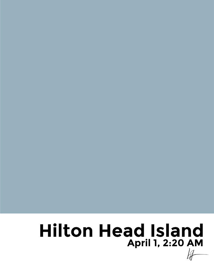 Hilton Head Island Color Card April 1 Mixed Media by Brian Gilbert