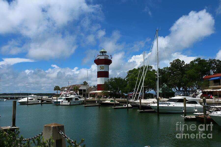 Hilton Head Island Harbor Town Light Photograph by Christiane Schulze ...