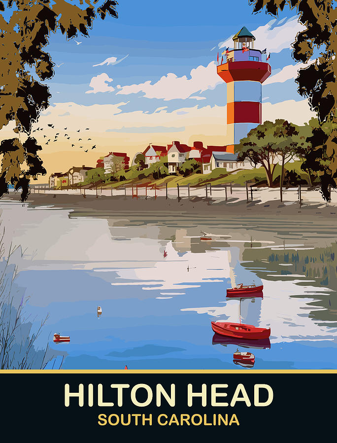 Hilton Head, South Carolina Digital Art by Long Shot Fine Art America
