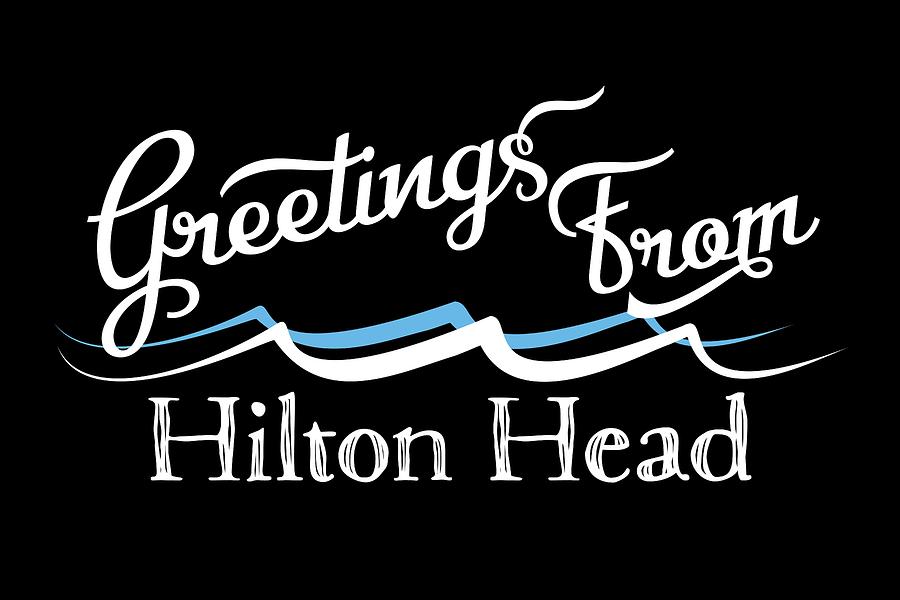 Hilton Head South Carolina Water Waves Digital Art by Flo Karp