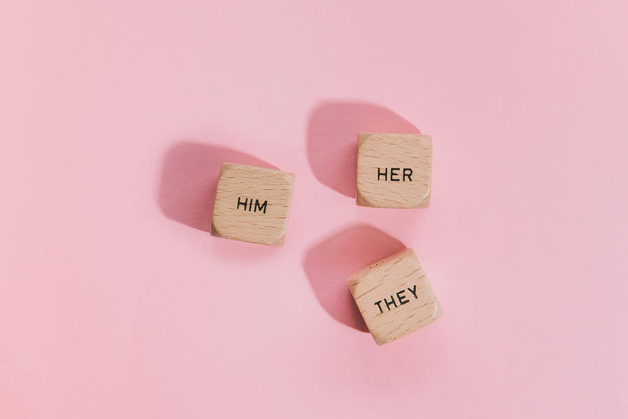 Him, Her, They: Preferred Gender Pronouns, Personal Gender Pronouns Photograph by Jena Ardell