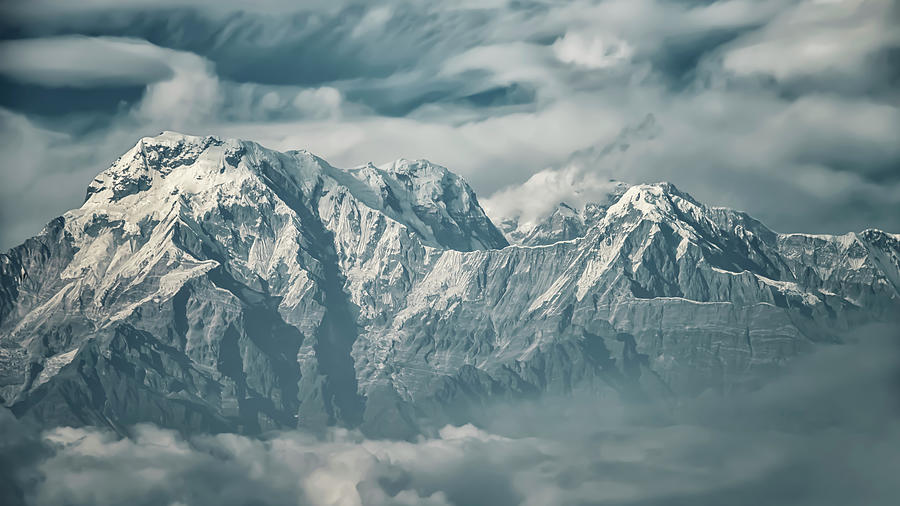 Nature Photograph - Himalayan Peaks  by Manjik Pictures